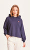 Knowledge Cotton Apparel Reborn Hoodie - Total Eclipse
